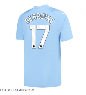 Manchester City Kevin De Bruyne #17 Replika Hemmatröja 2023-24 Kortärmad